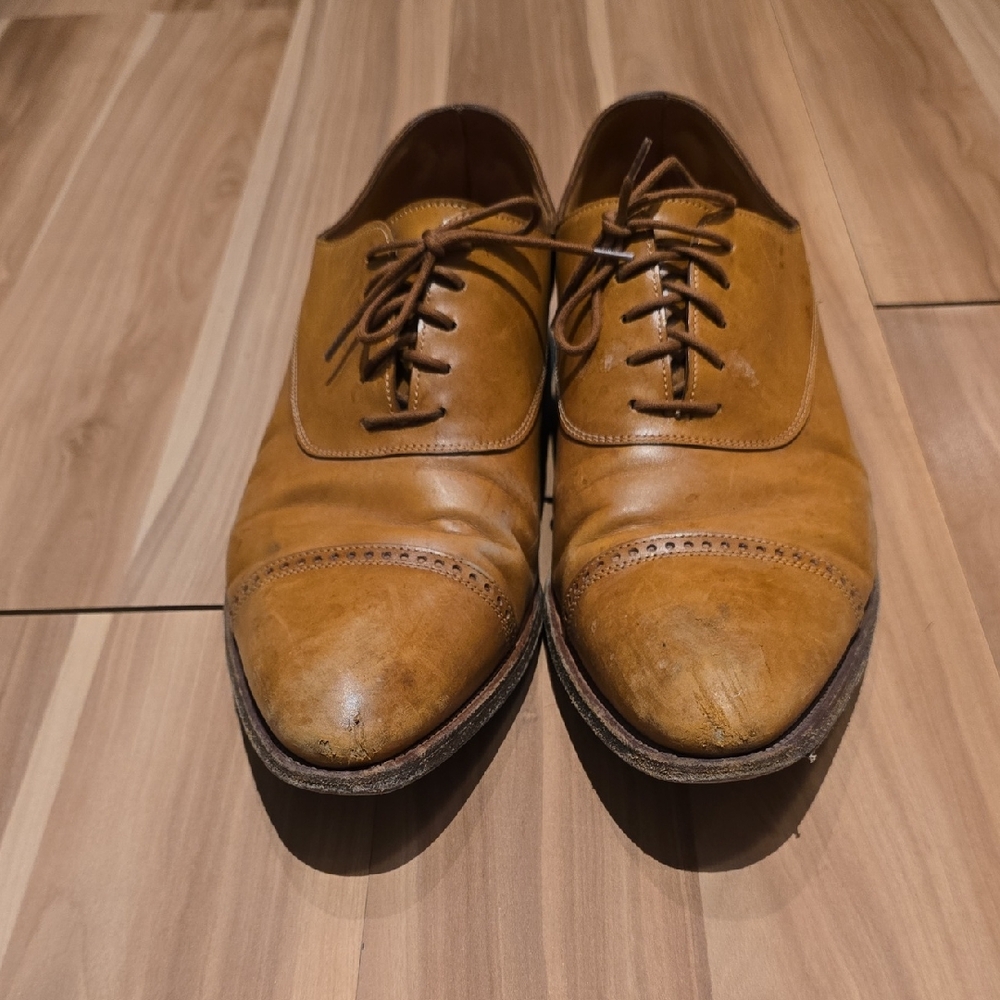 John Lobb Tan Leather Derbys